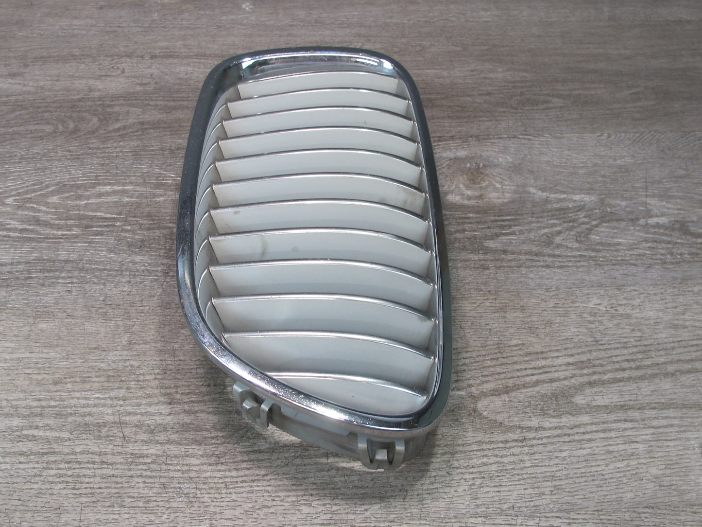 11-13 BMW F10 550i 550iX Front Left & Right Bumper Kidney Grille Chrome OEM