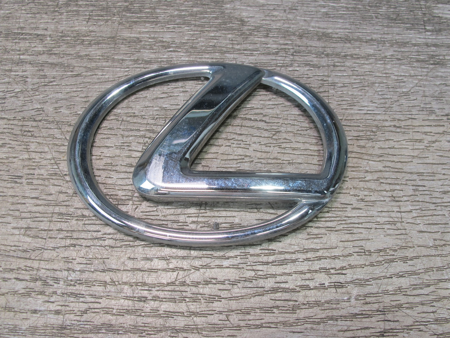 10-15 Lexus IS250 Convertible Rear Trunk Lid Emblem Logo Badge Chrome Set OEM
