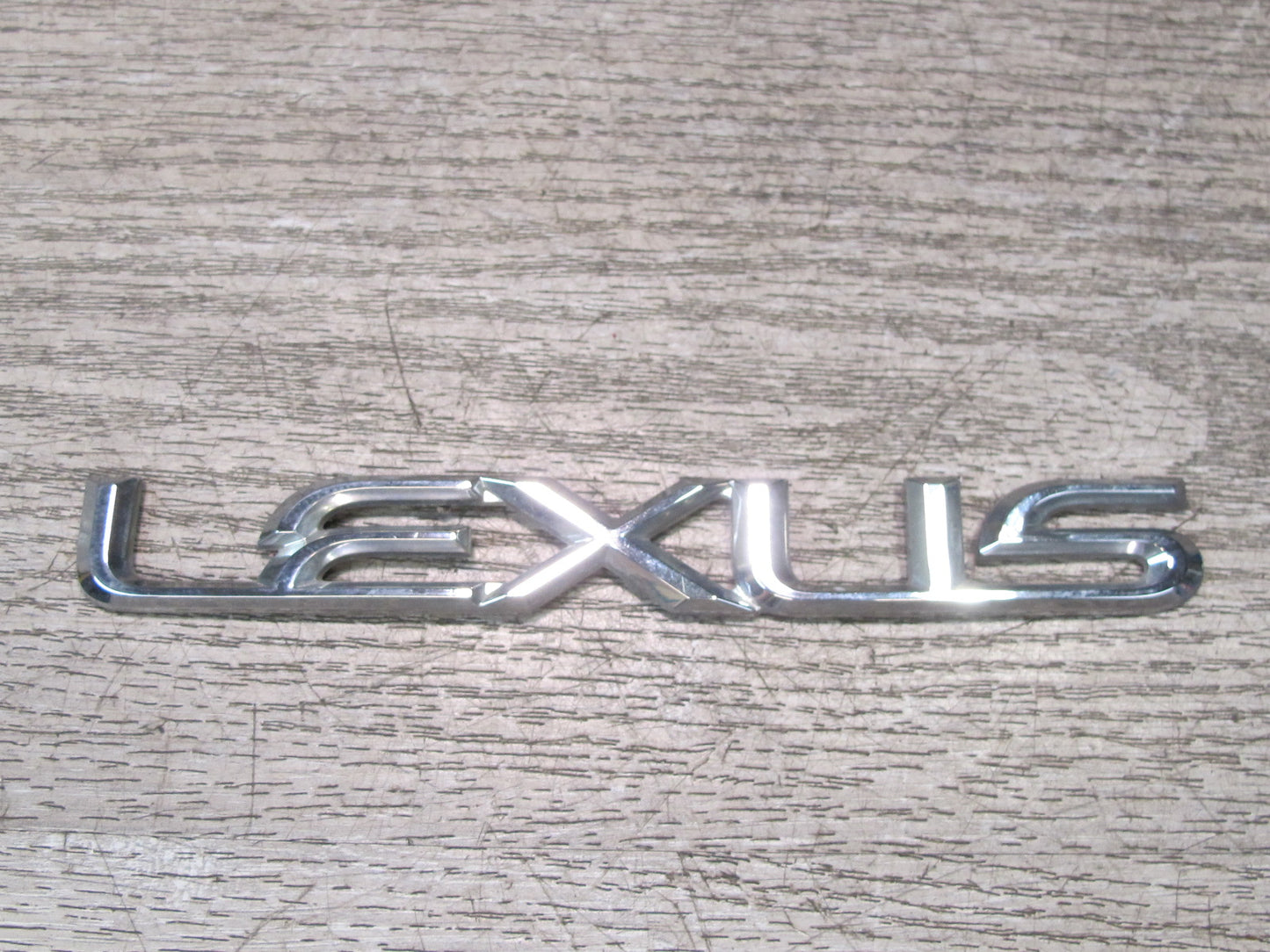 10-15 Lexus IS250 Convertible Rear Trunk Lid Emblem Logo Badge Chrome Set OEM