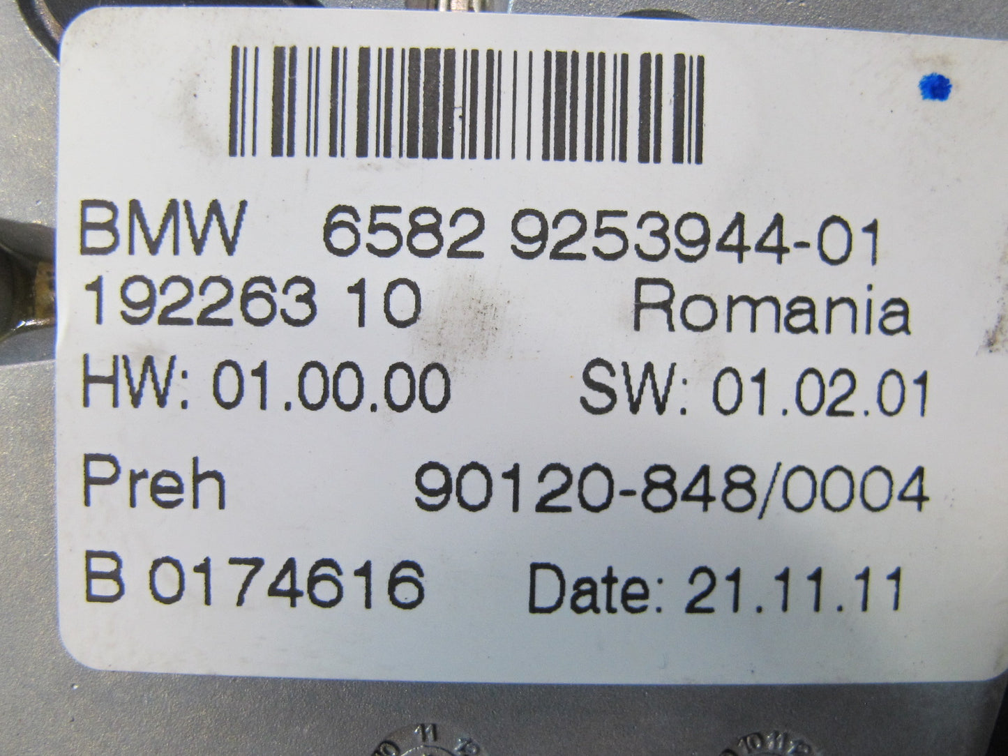 11-16 BMW F10 F25 X3 550 Media Navigation Controller Joystick Switch 9253944 OEM
