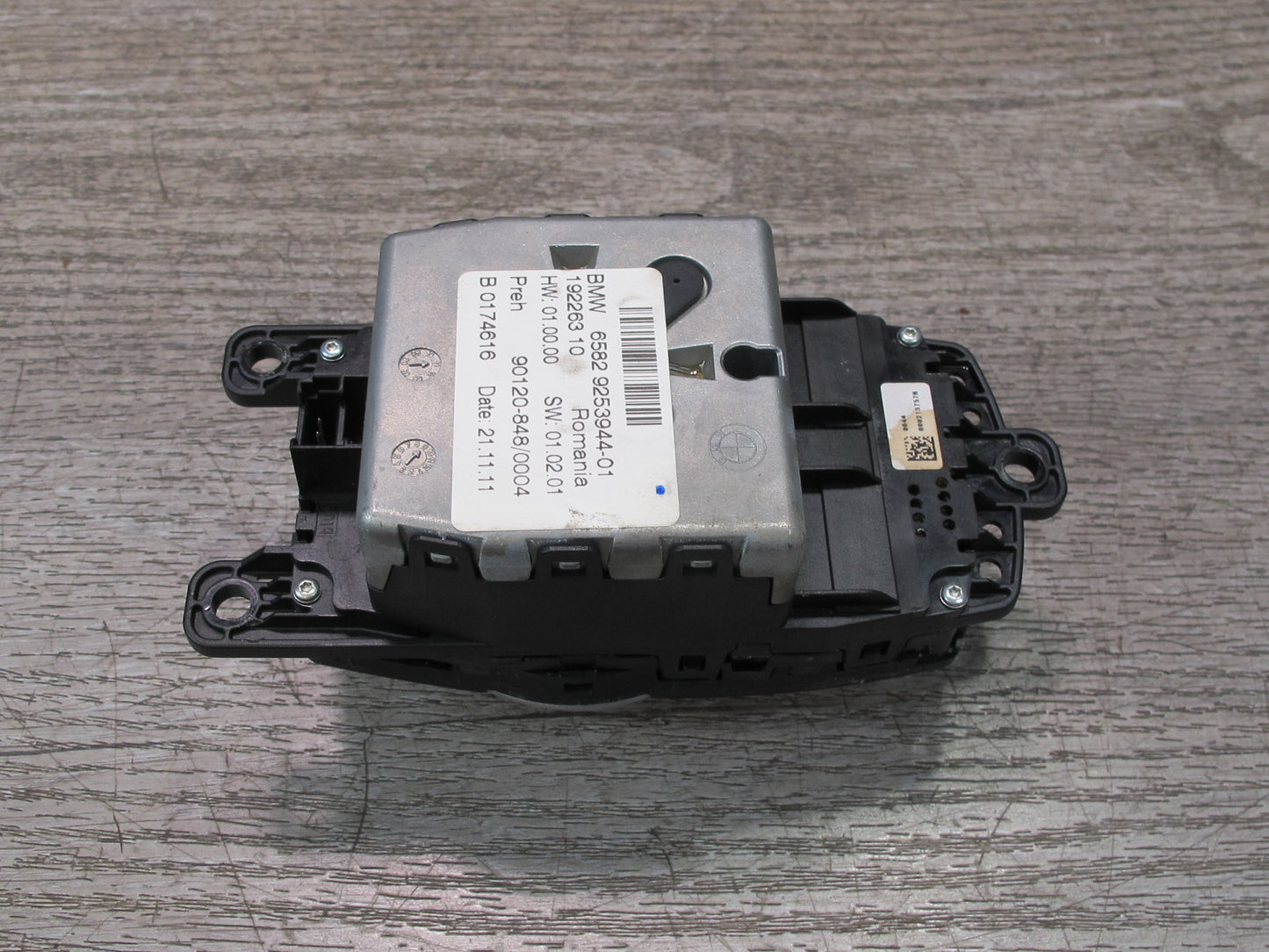 11-16 BMW F10 F25 X3 550 Media Navigation Controller Joystick Switch 9253944 OEM