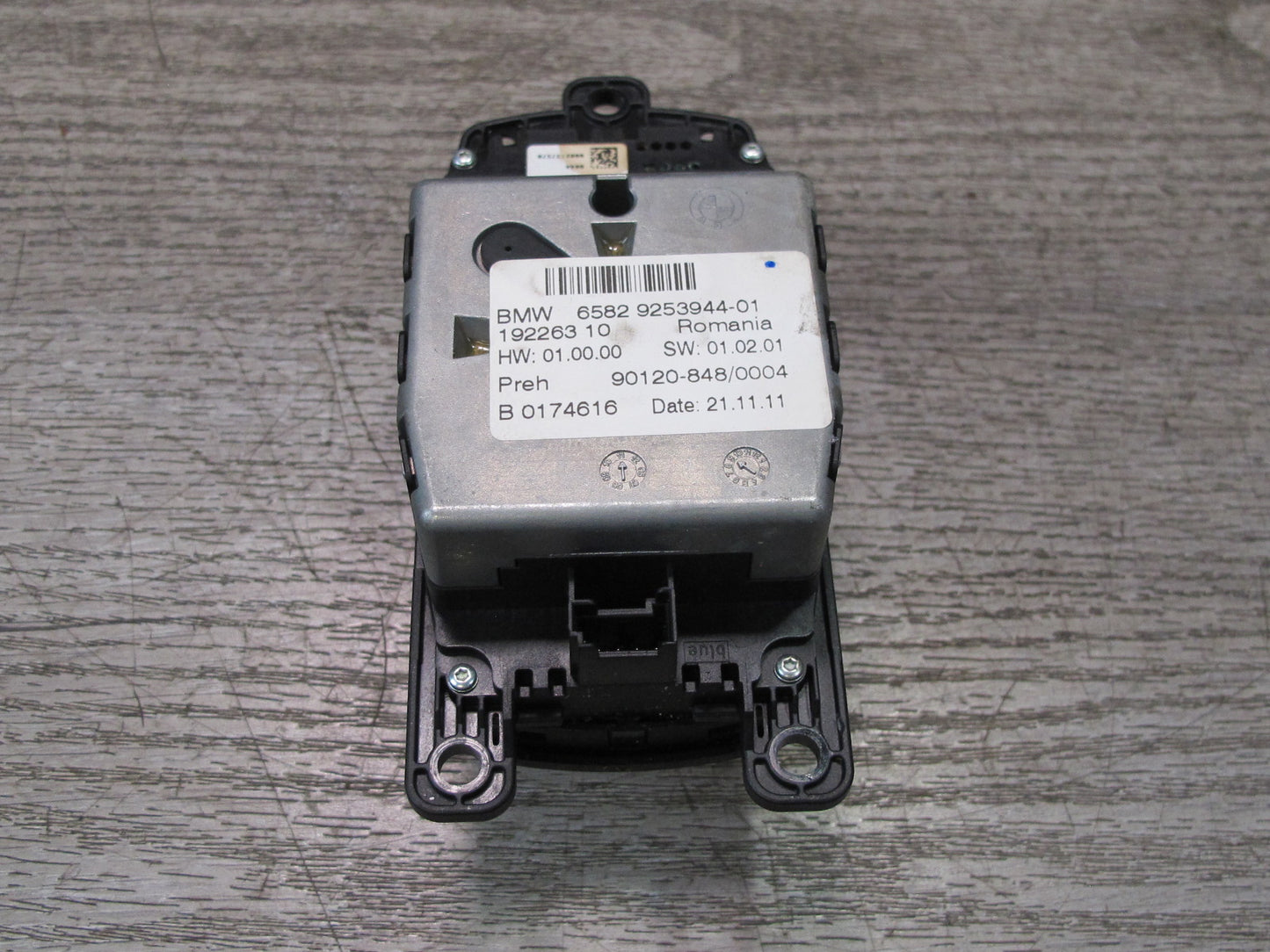 11-16 BMW F10 F25 X3 550 Media Navigation Controller Joystick Switch 9253944 OEM