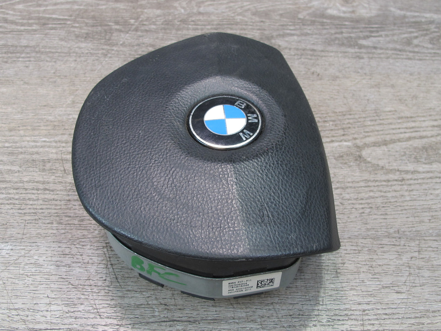11-16 BMW F10 F07 5-SERIES FRONT LEFT DRIVER SIDE STEERING WHEEL SRS AIRBAG OEM