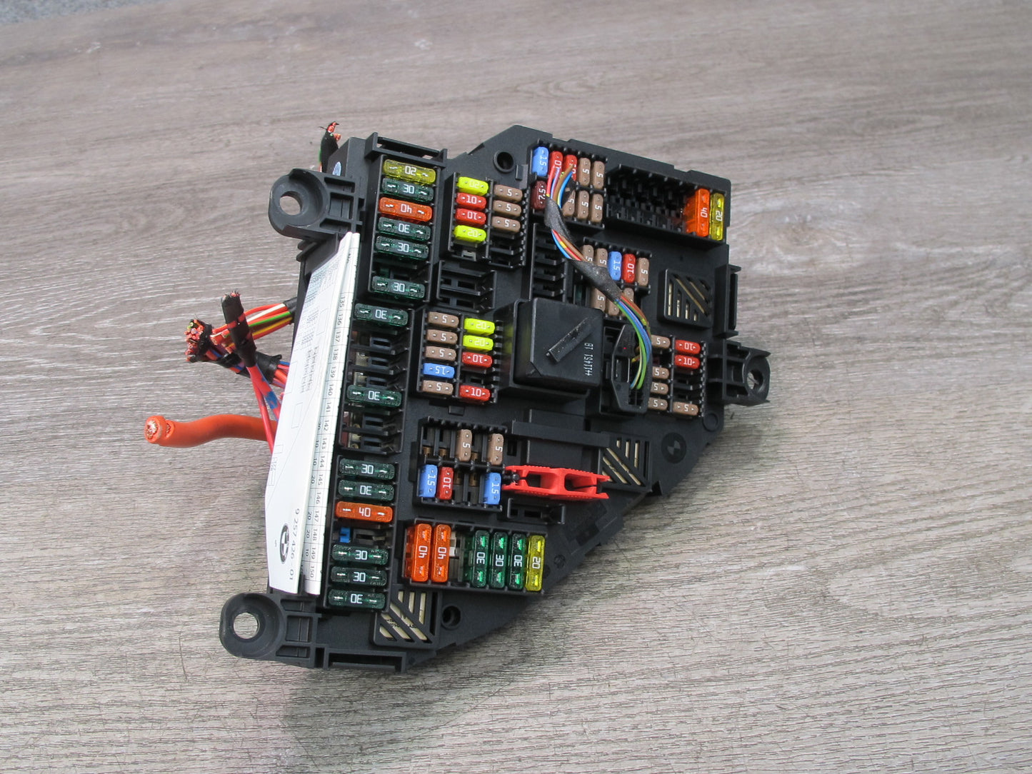 11-13 BMW F10 5-SERIES 550i Rear Power Distribution Fuse Relay Box 9252812 OEM