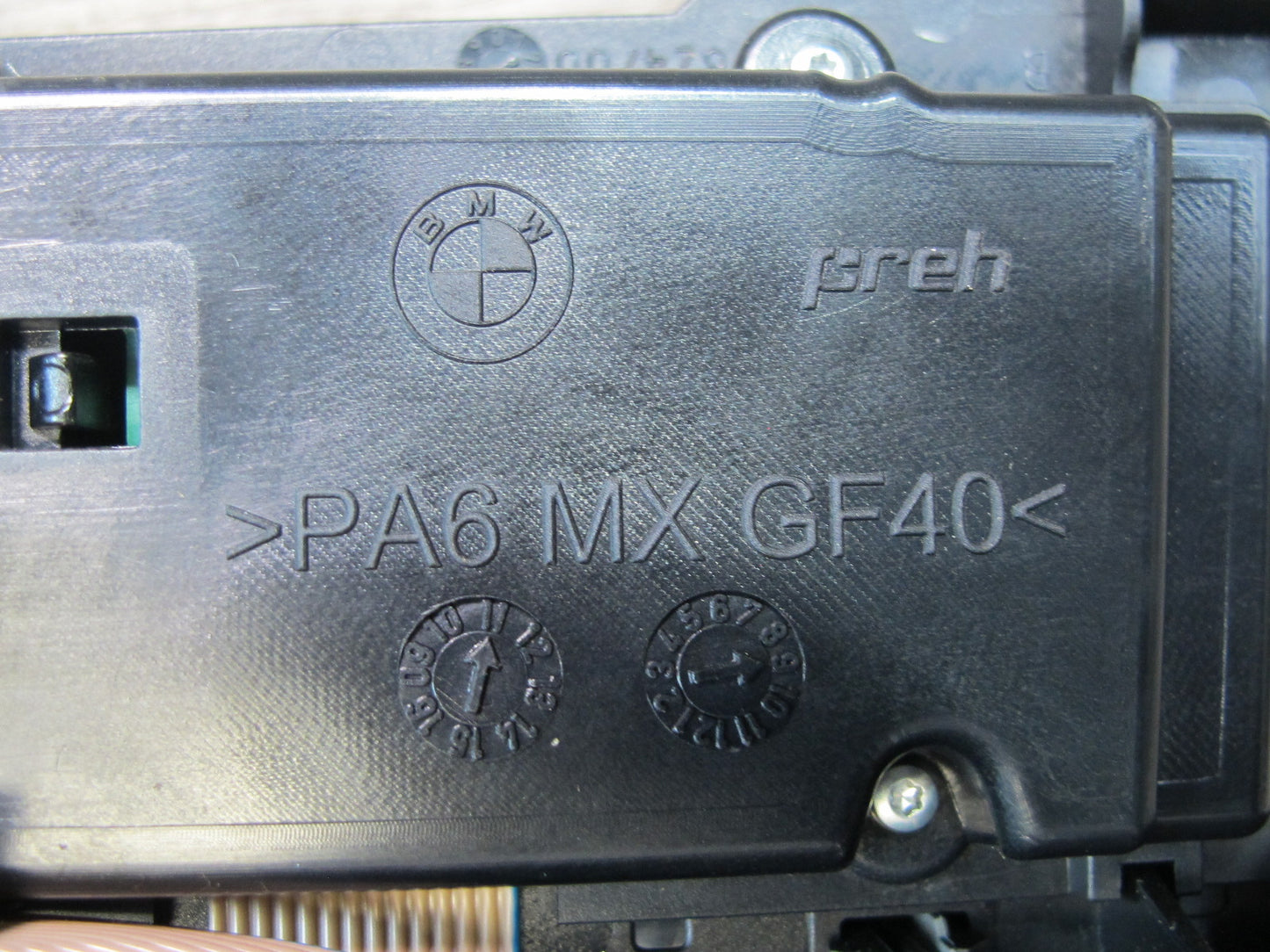 11-13 BMW F10 5-SERIES 550i Dash Radio CD Player A/C Heater Control Switch OEM