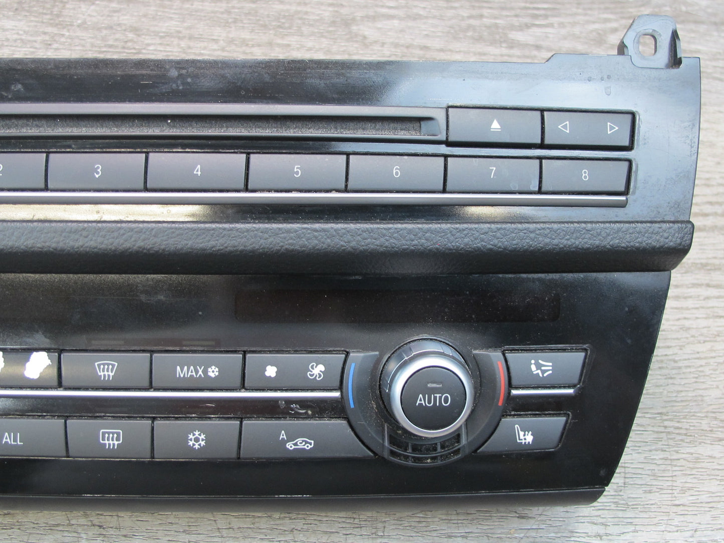 11-13 BMW F10 5-SERIES 550i Dash Radio CD Player A/C Heater Control Switch OEM