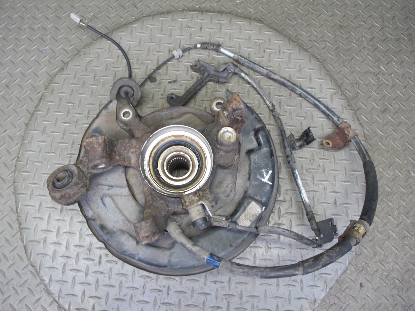 92-00 Lexus JZZ31L SC400 SC300 RWD Rear Left Spindle Knuckle Wheel Hub OEM