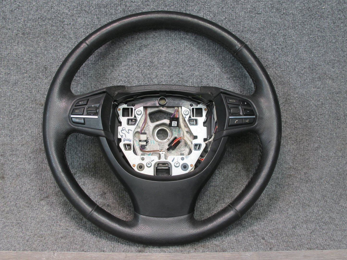 11-16 BMW F01 F07 F10 550i Heated Leather Steering w Controls OEM