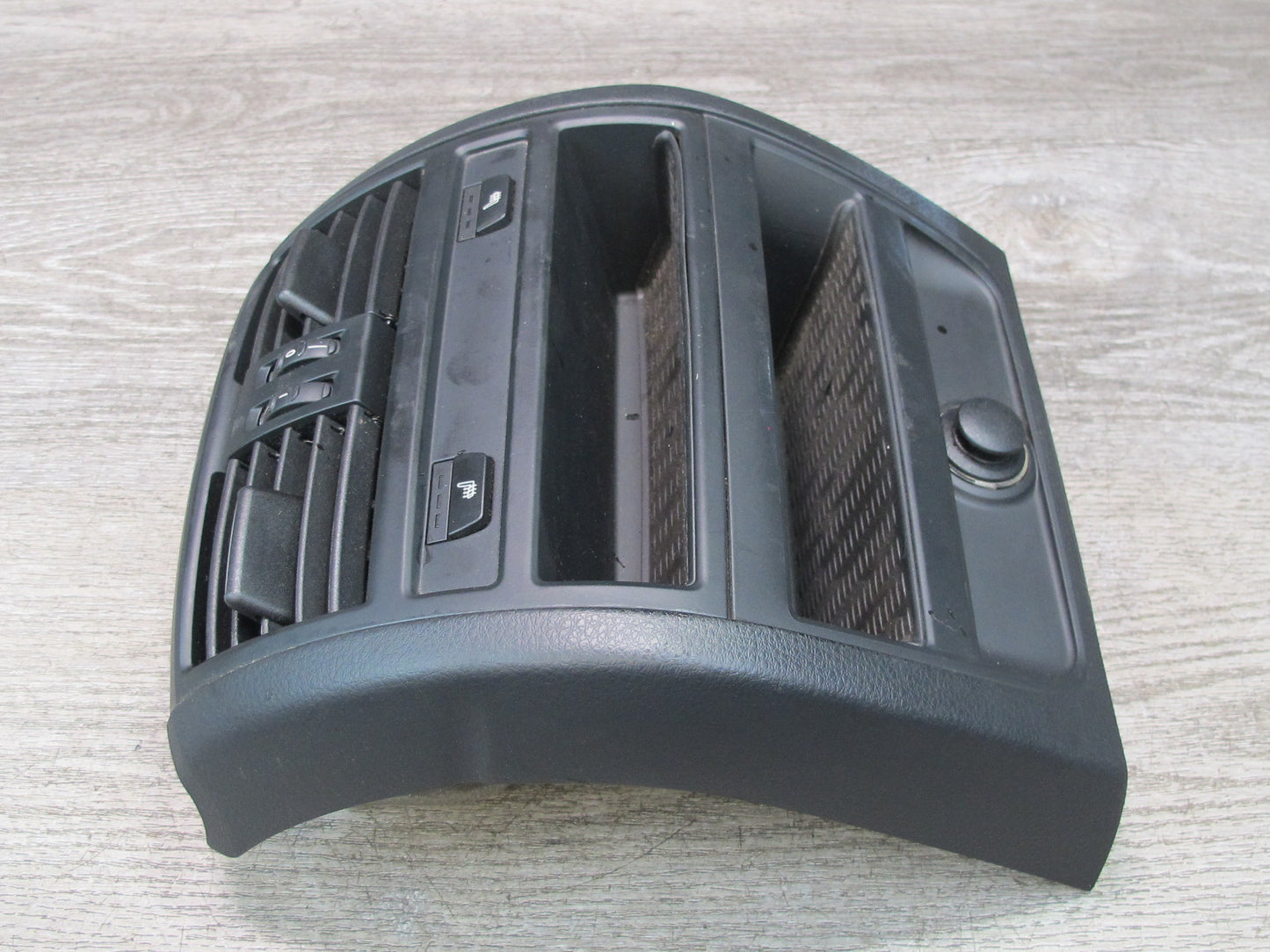 11-16 BMW F10 5-SERIES 550i Rear Center Console Air Vent Trim Panel Storage OEM