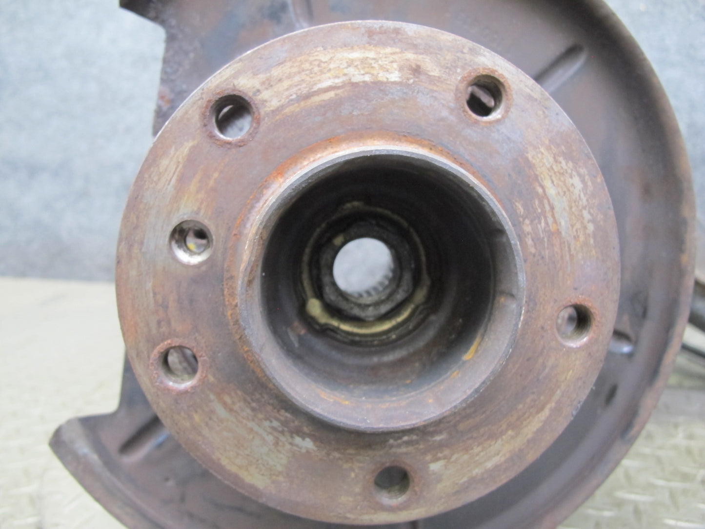97-02 BMW E36/7 Z3 Rear Left Spindle Knuckle Wheel Hub Trailing Arm 94K OEM