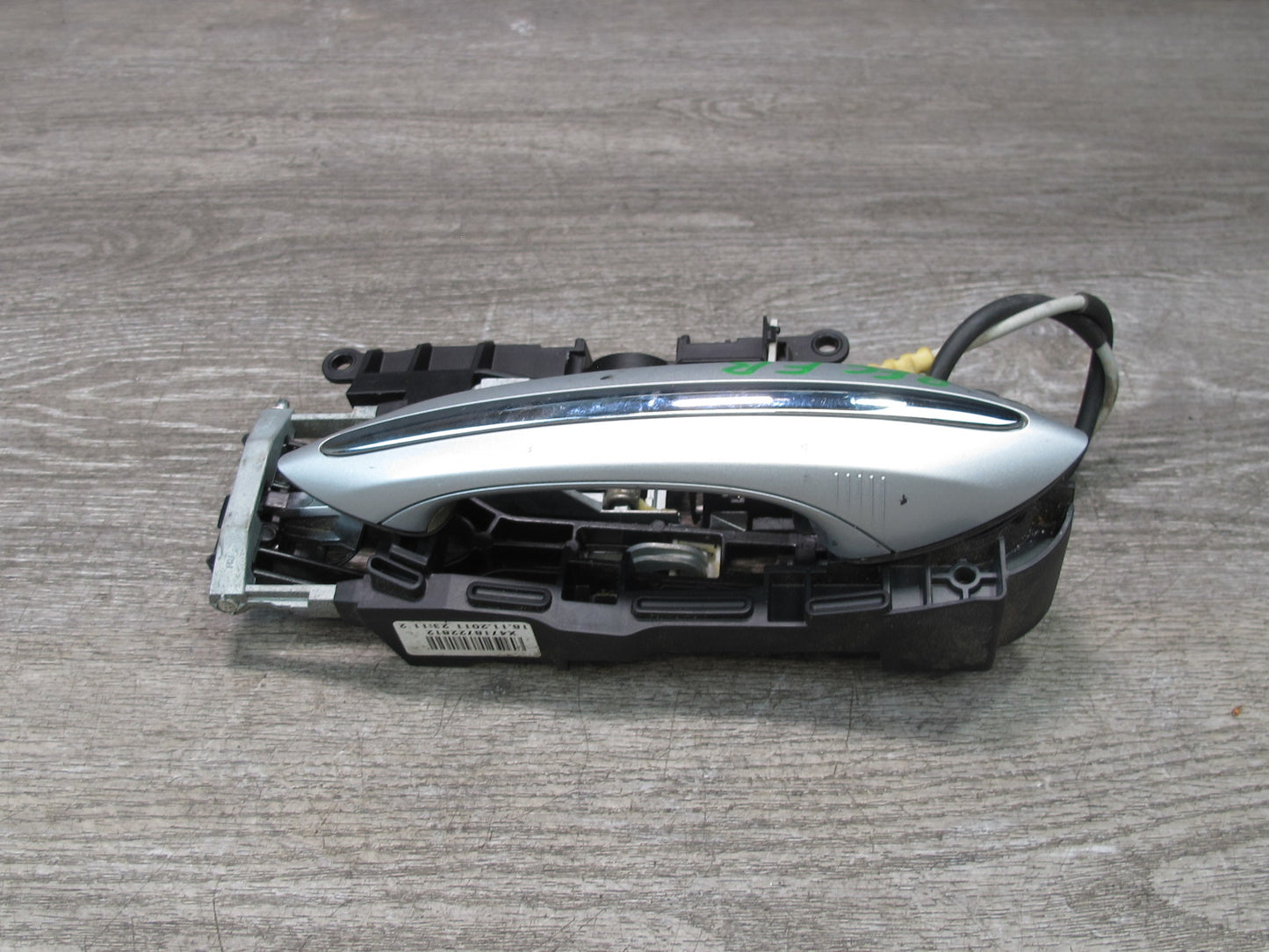 11-16 BMW F10 550i Front Right Door Exterior Handle Silver w Comfort Access OEM