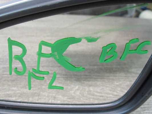 11-13 BMW F10 550i Left Door Exterior Side View Memory Mirror Silver OEM