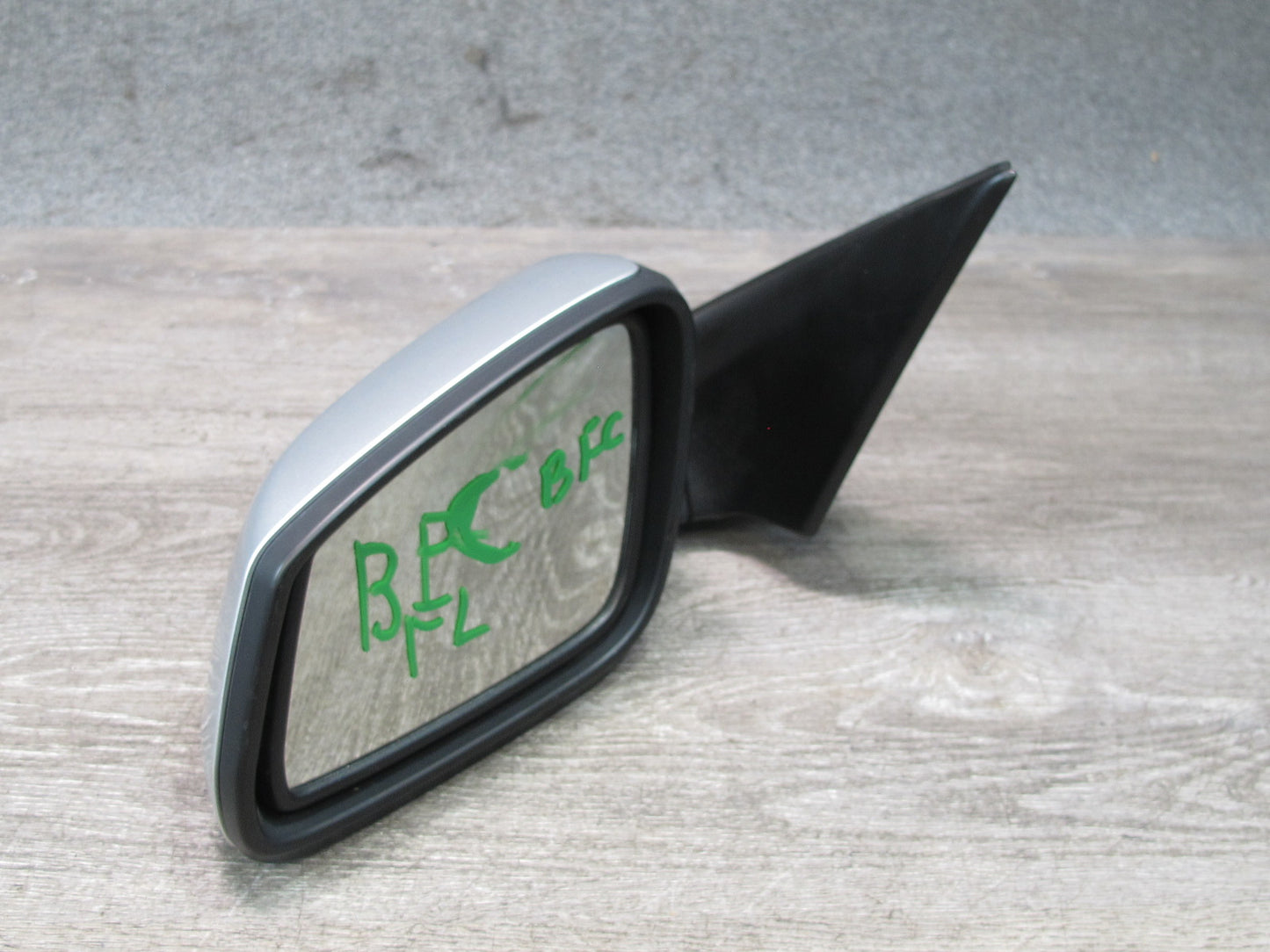 11-13 BMW F10 550i Left Door Exterior Side View Memory Mirror Silver OEM