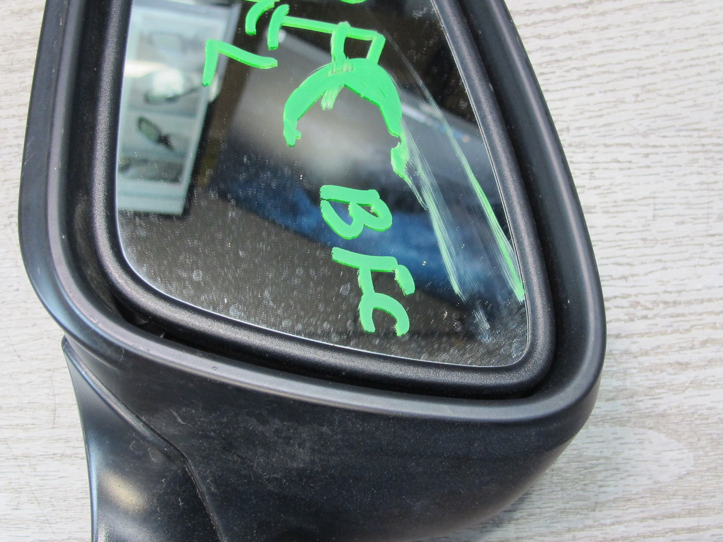 11-13 BMW F10 550i Left Door Exterior Side View Memory Mirror Silver OEM