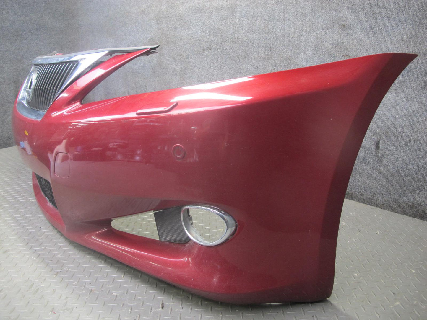2010 Lexus IS350 IS250 Convertible Front Bumper Cover RED Mica OEM