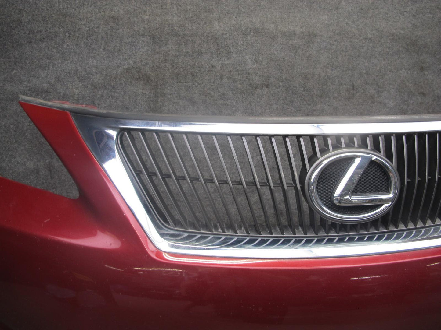 2010 Lexus IS350 IS250 Convertible Front Bumper Cover RED Mica OEM