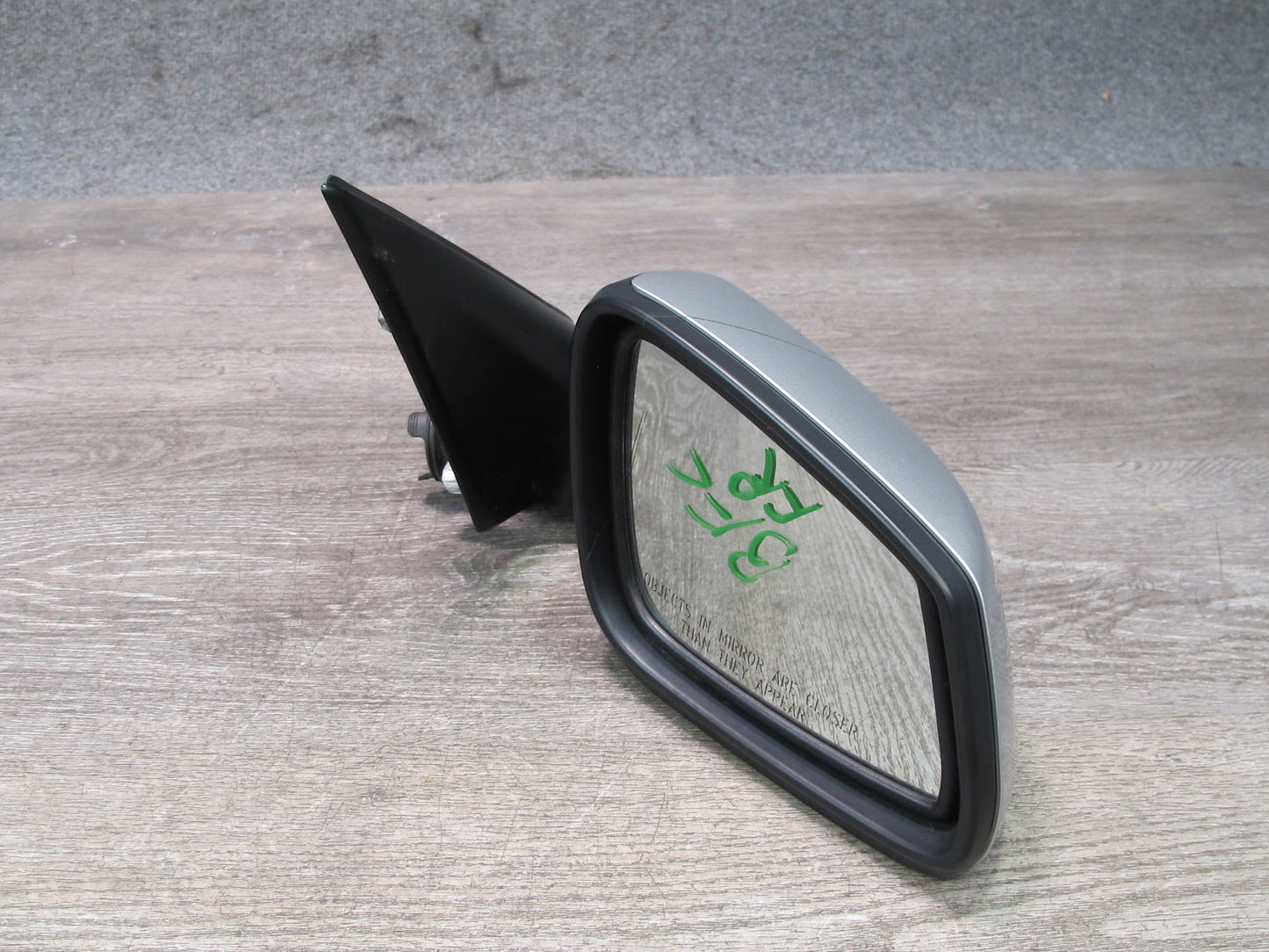 11-13 BMW F10 550i Right Door Exterior Side View Memory Mirror Silver OEM