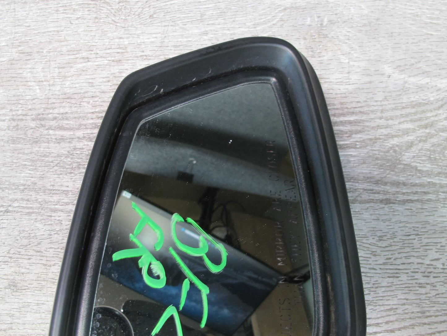 11-13 BMW F10 550i Right Door Exterior Side View Memory Mirror Silver OEM