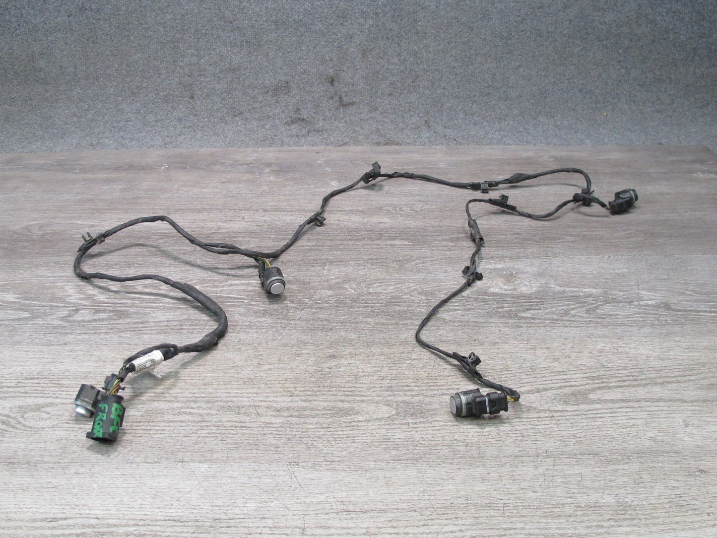 11-13 BMW F10 550i Front Bumper PDC Parking Assist Wire Harness w Sensor Set OEM