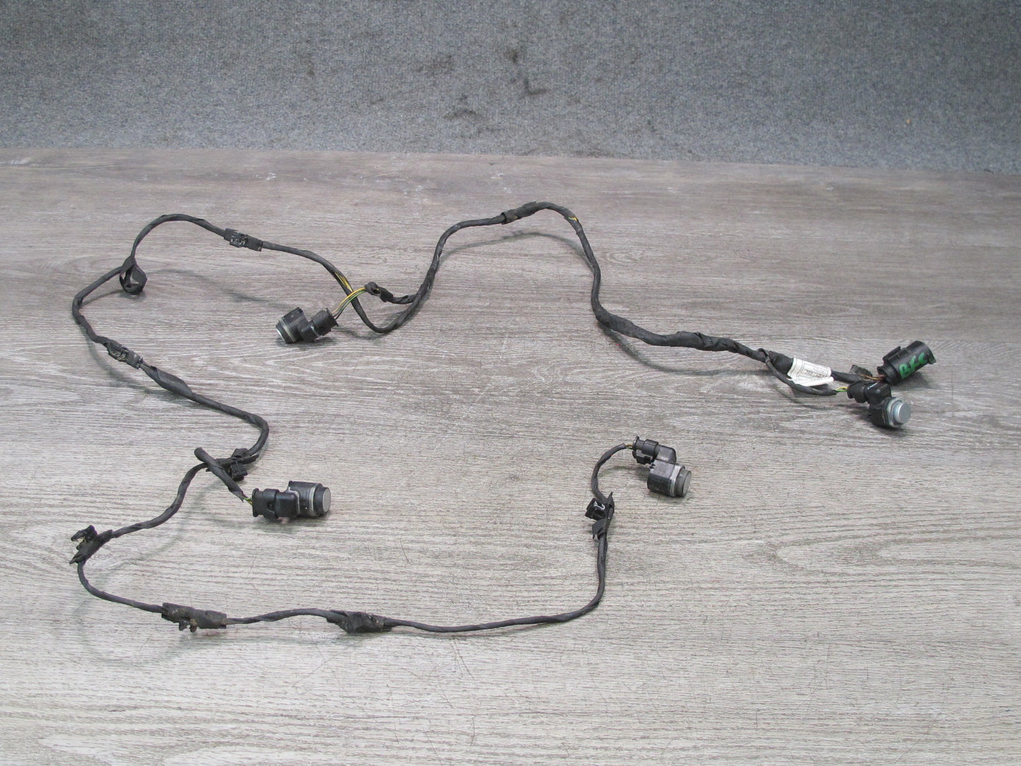 11-13 BMW F10 550i Front Bumper PDC Parking Assist Wire Harness w Sensor Set OEM