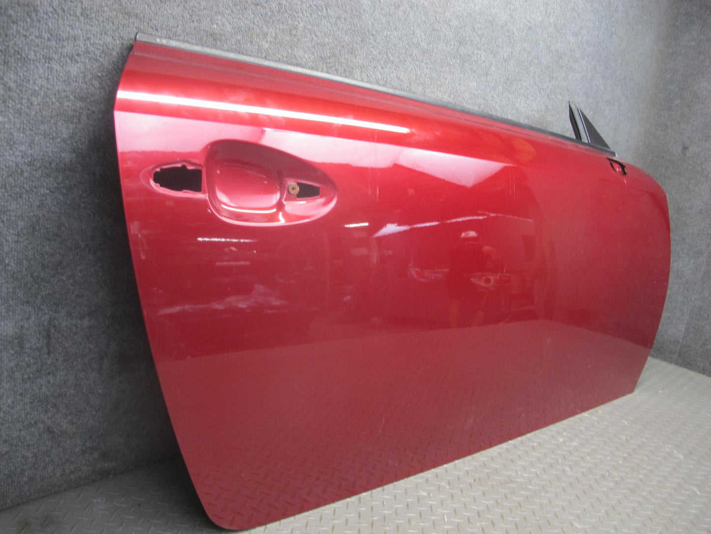 10-15 Lexus IS350 IS250 Convertible Right Pass Door Shell Panel RED Mica OEM