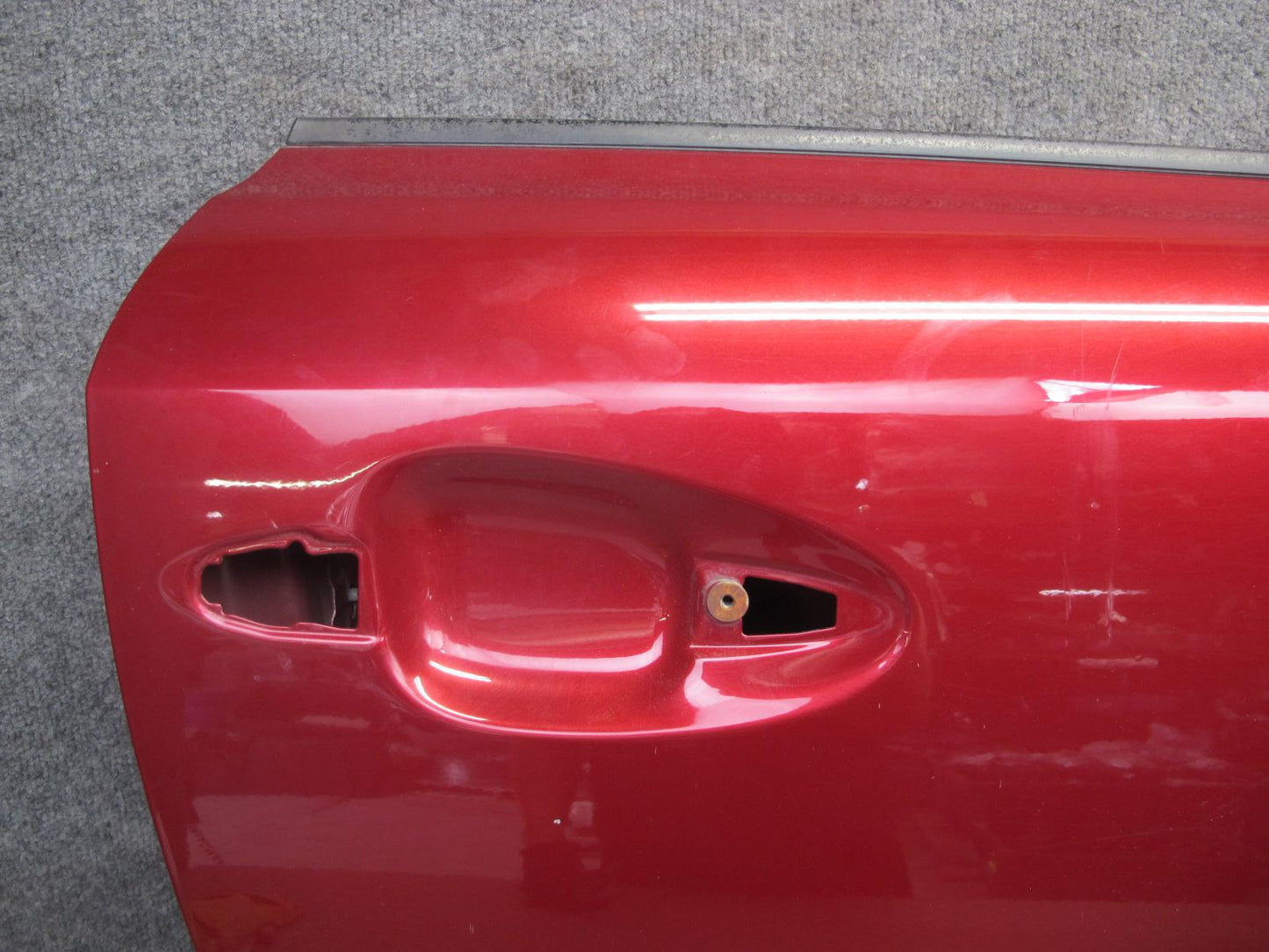10-15 Lexus IS350 IS250 Convertible Right Pass Door Shell Panel RED Mica OEM