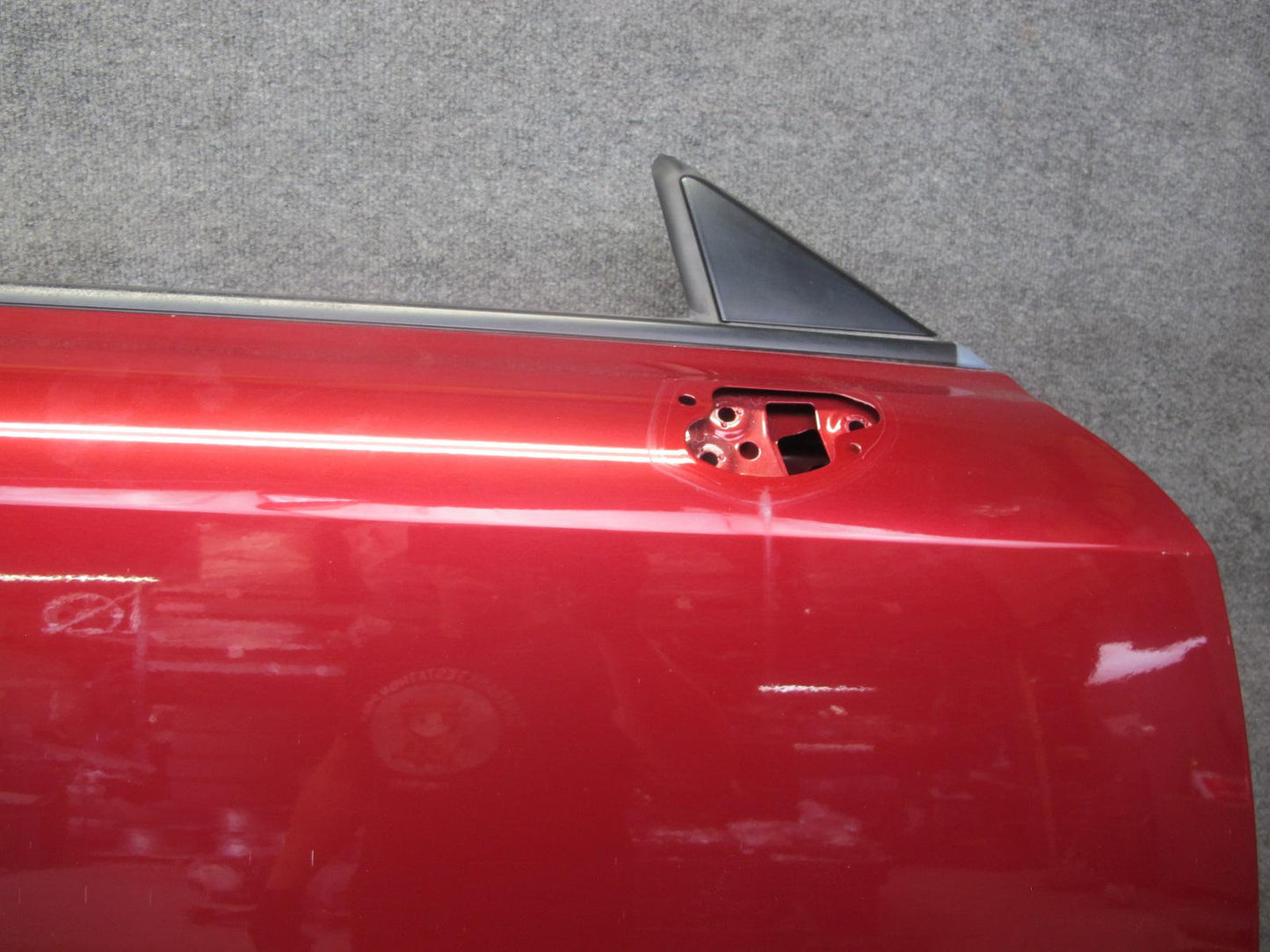10-15 Lexus IS350 IS250 Convertible Right Pass Door Shell Panel RED Mica OEM