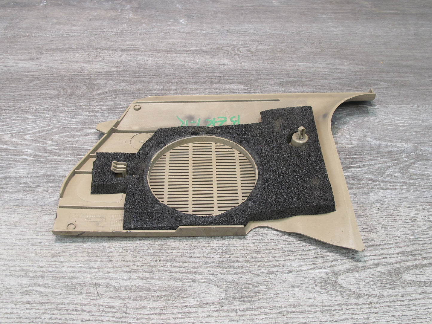 96-02 BMW E36/7 Z3 Right Passenger Side Kick Trim Speaker Cover Panel Beige OEM