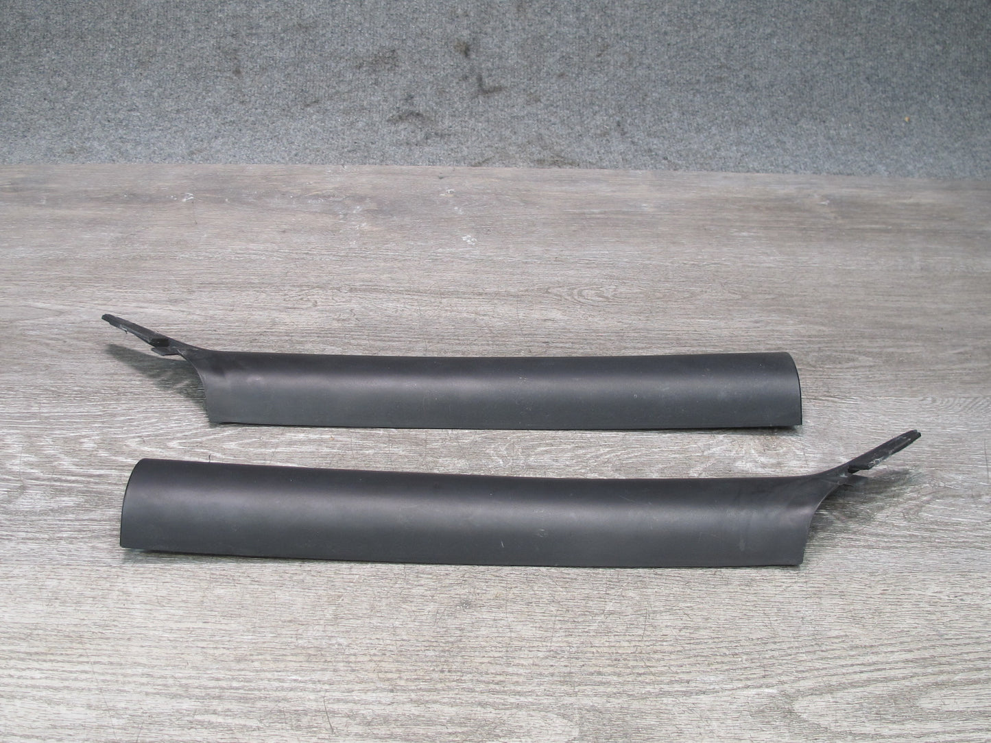 96-02 BMW E36/7 Z3 Roadster Set of 2 Front A Pillar Trim Cover Panel Black OEM