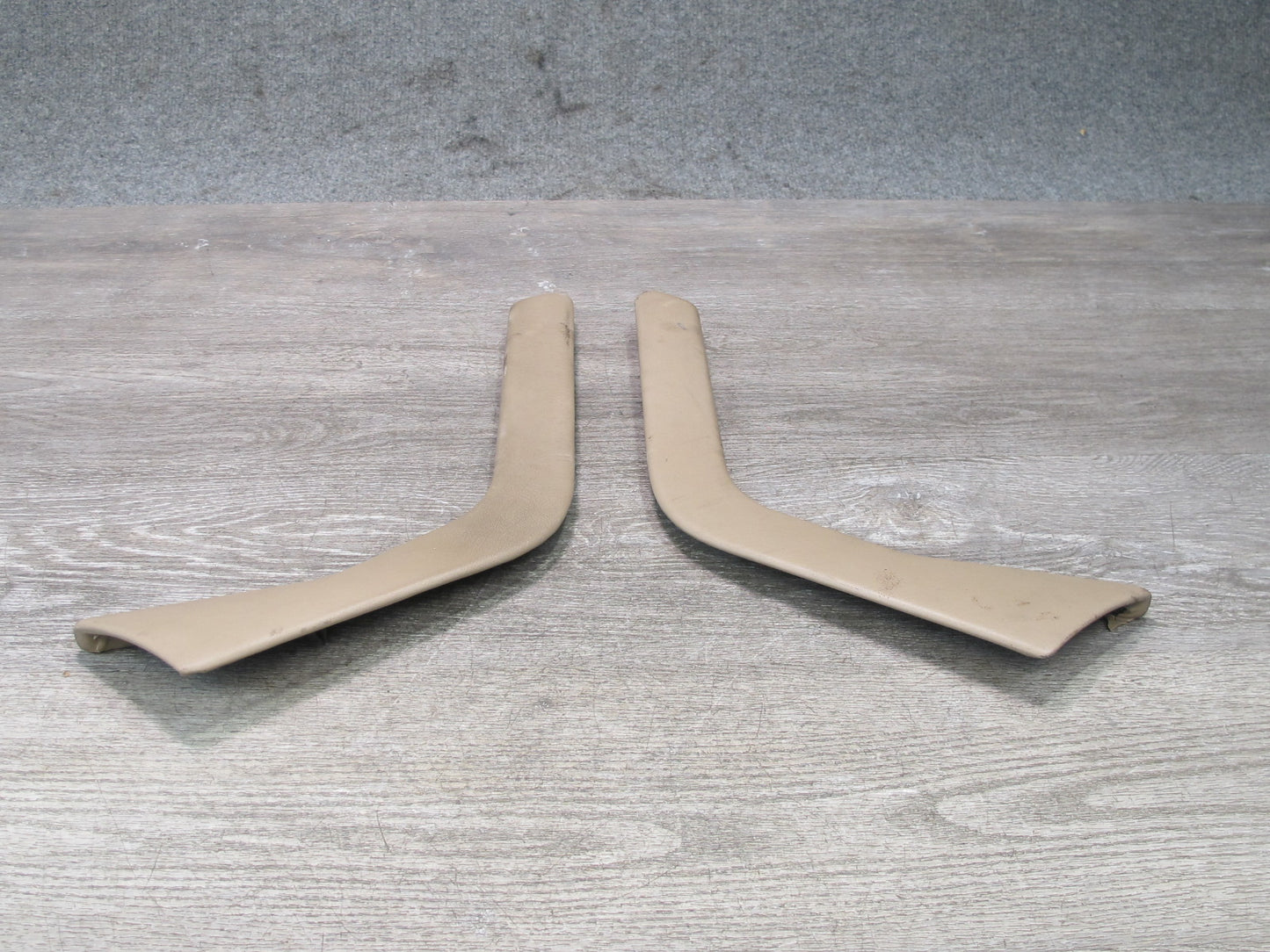 96-02 BMW E36/7 Z3 Set of 2 Left & Right Center Console Side Trim Beige OEM