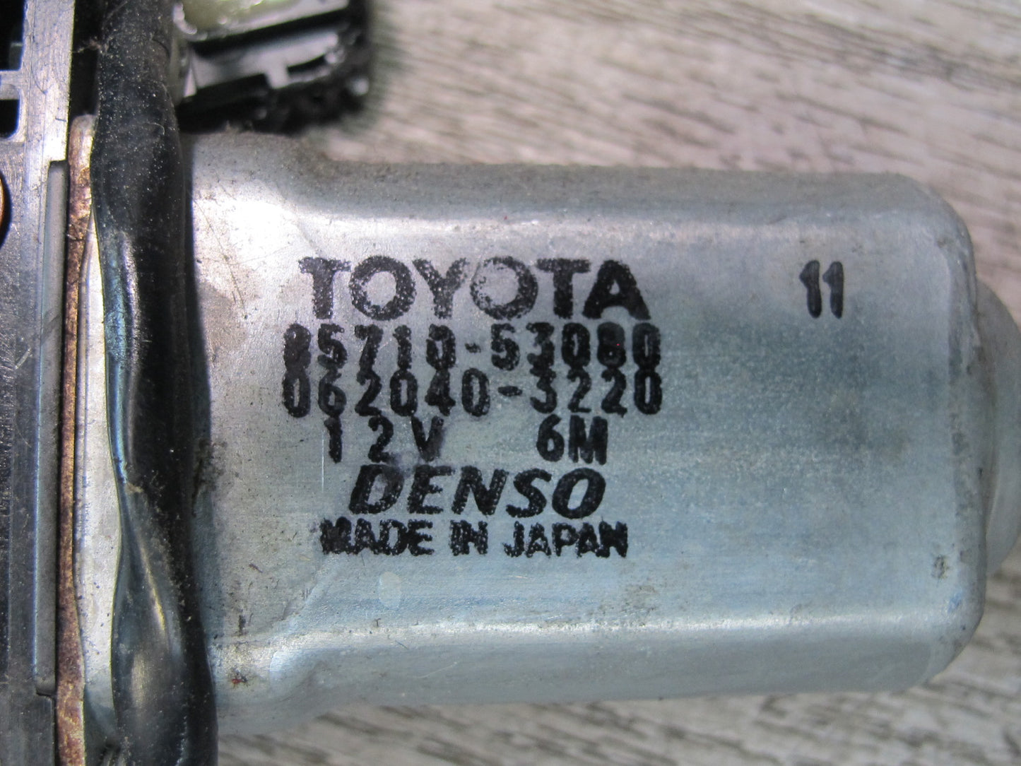 10-15 Lexus IS350 IS250 Convertible Rear Right Window Regulator w Motor OEM