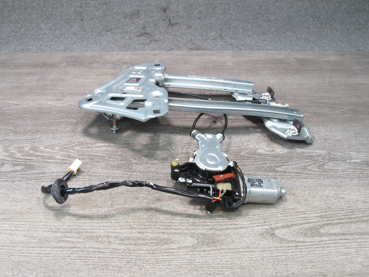10-15 Lexus IS350 IS250 Convertible Rear Right Window Regulator w Motor OEM