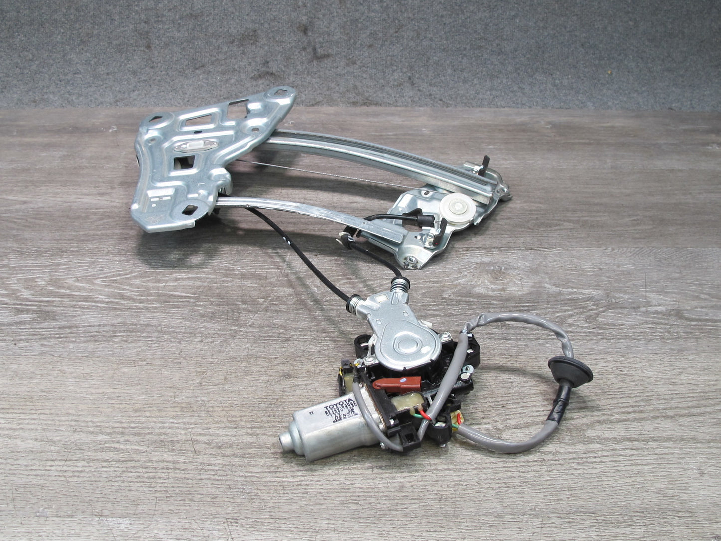 10-15 Lexus IS350 IS250 Convertible Rear Left Window Regulator w Motor OEM