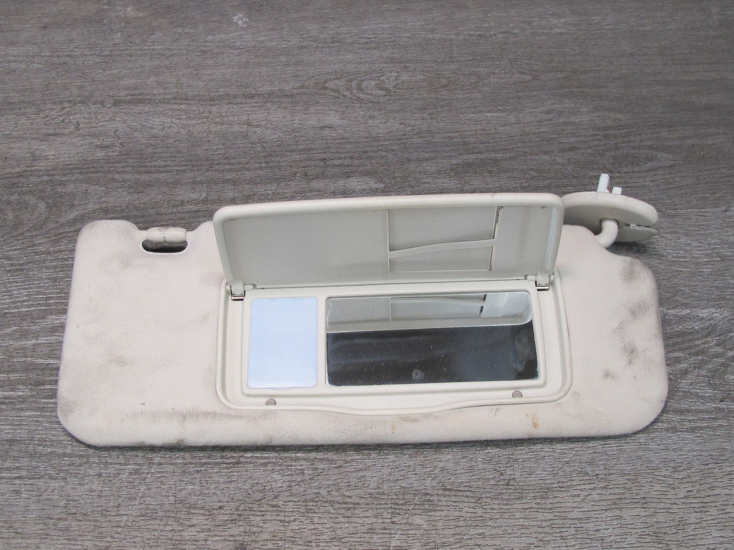 10-15 Lexus IS350 IS250 Convertible Front Left & Right Sun Visor Shade Ivory OEM