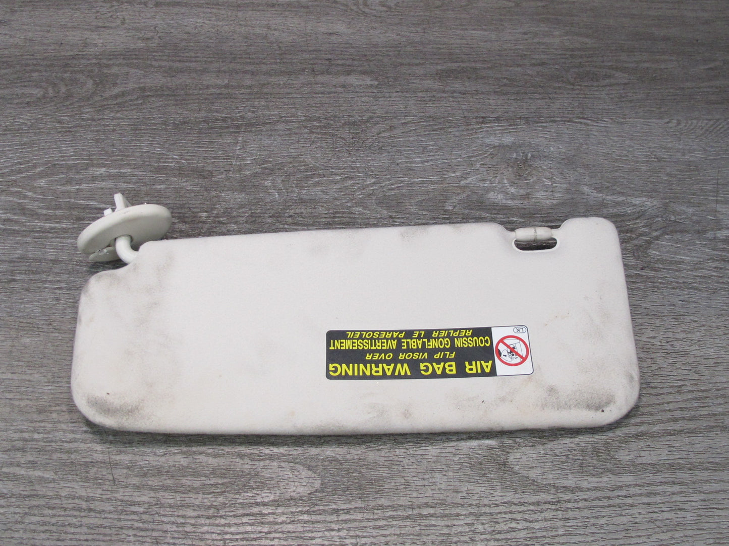 10-15 Lexus IS350 IS250 Convertible Front Left & Right Sun Visor Shade Ivory OEM