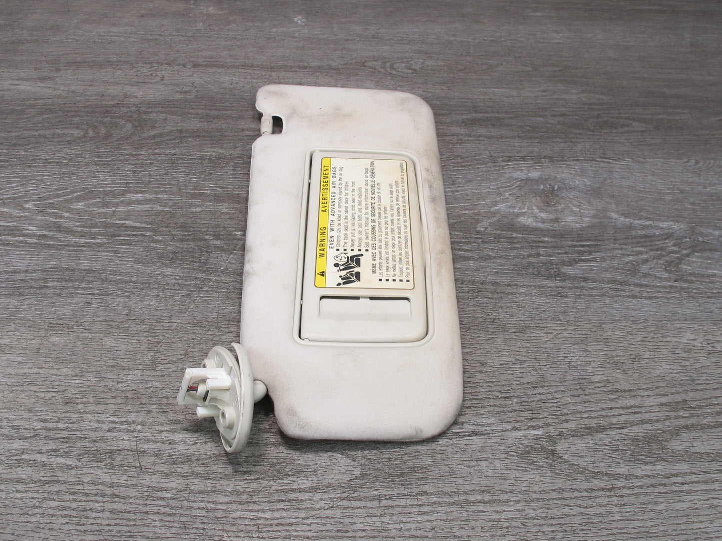 10-15 Lexus IS350 IS250 Convertible Front Left & Right Sun Visor Shade Ivory OEM