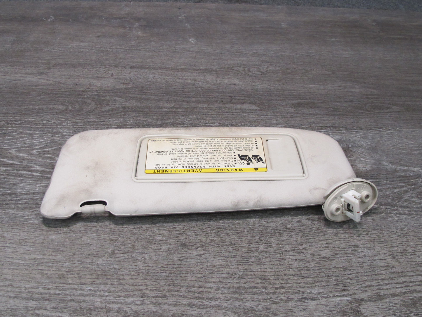 10-15 Lexus IS350 IS250 Convertible Front Left & Right Sun Visor Shade Ivory OEM