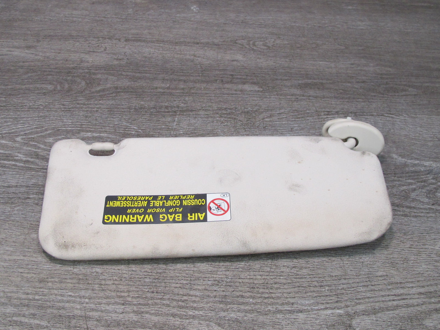 10-15 Lexus IS350 IS250 Convertible Front Left & Right Sun Visor Shade Ivory OEM