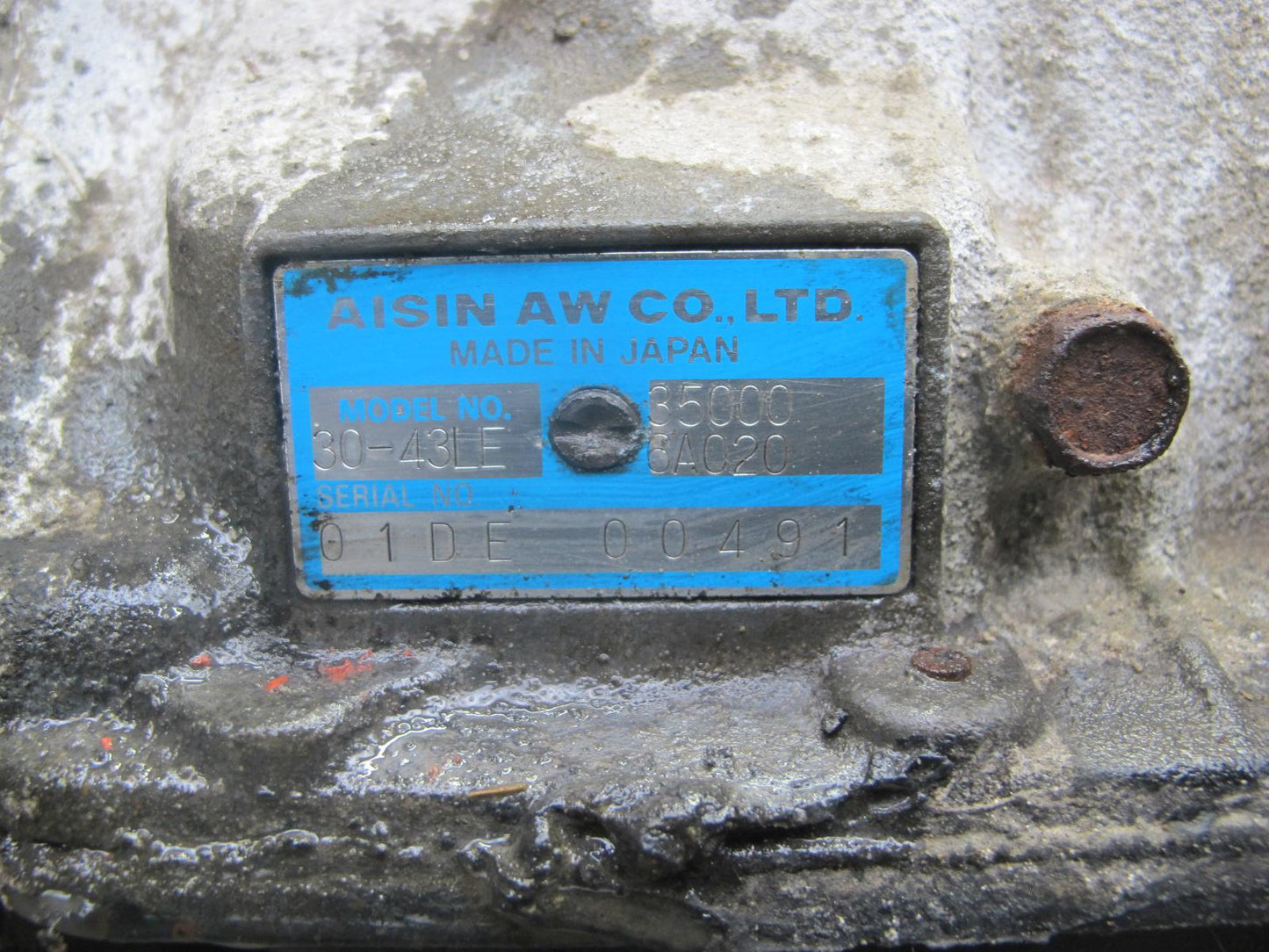 2001-2002 Lexus J100 LX470 A343F A/T Automatic Transmission 35000-6A020 85K Mile