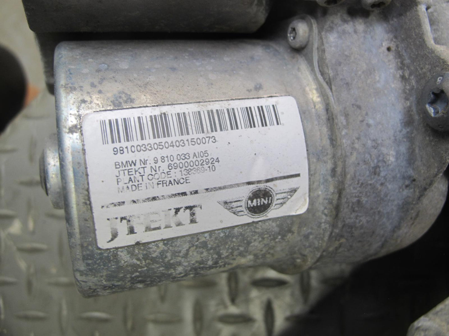 11-15 Mini Cooper S R60 R61 Electric Power Steering Rack & Pinion 9810033 OEM