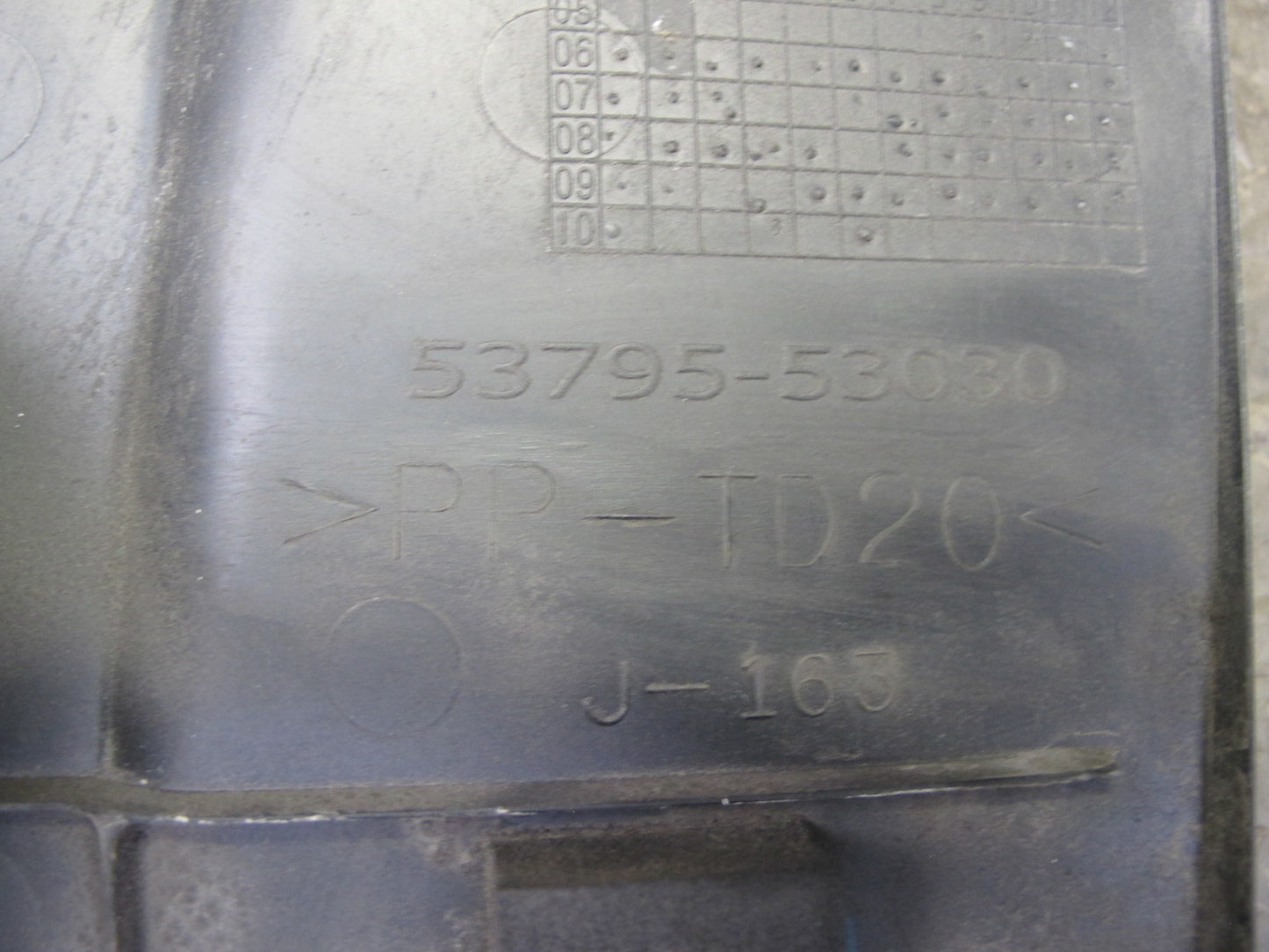 10-13 Lexus GSE20L IS250 Set of 5 Engine Bay Shield Cover Trim OEM