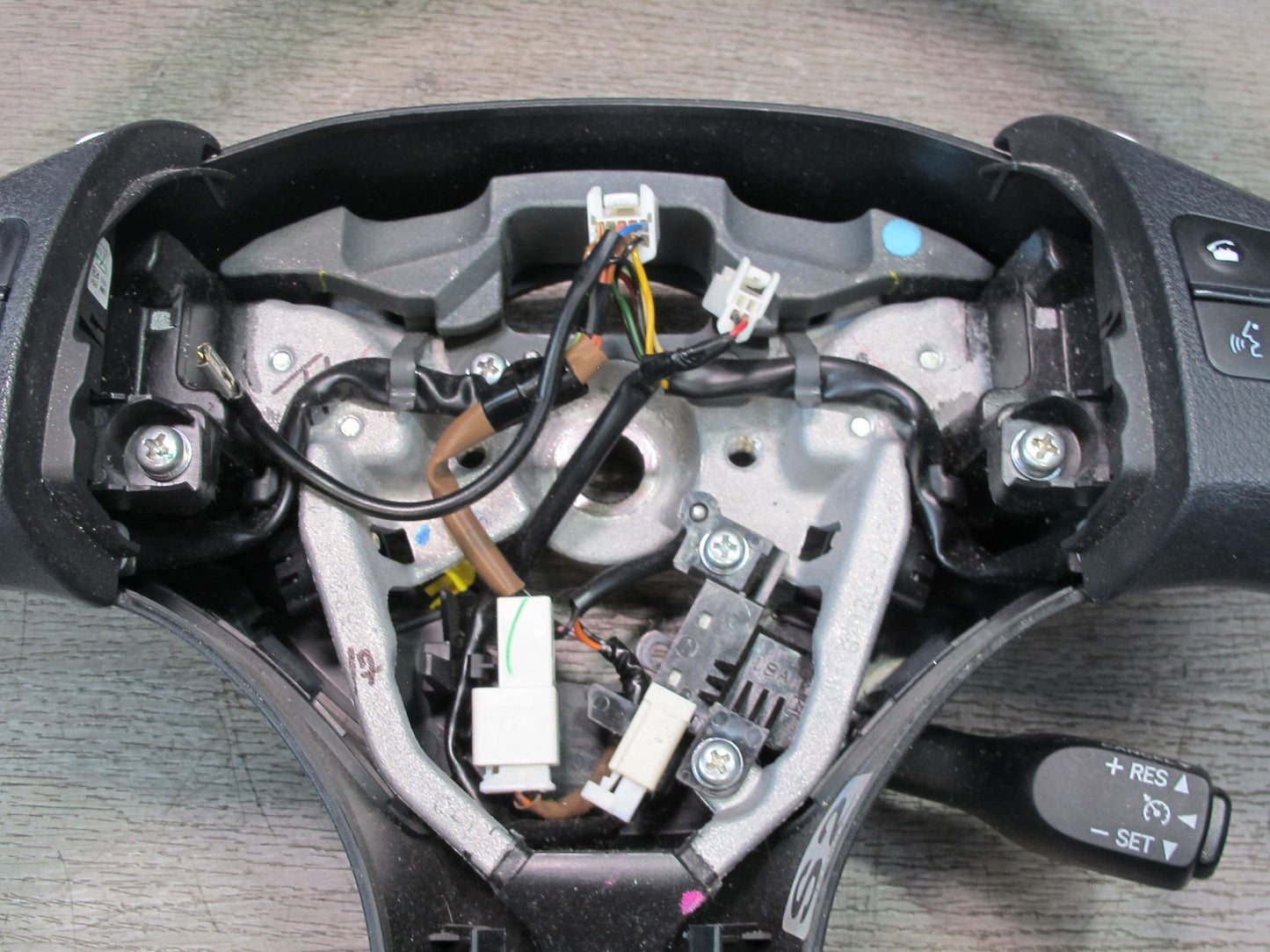 06-12 Lexus IS350 IS250 A/T Leather Steering w Switches & Paddles Black OEM