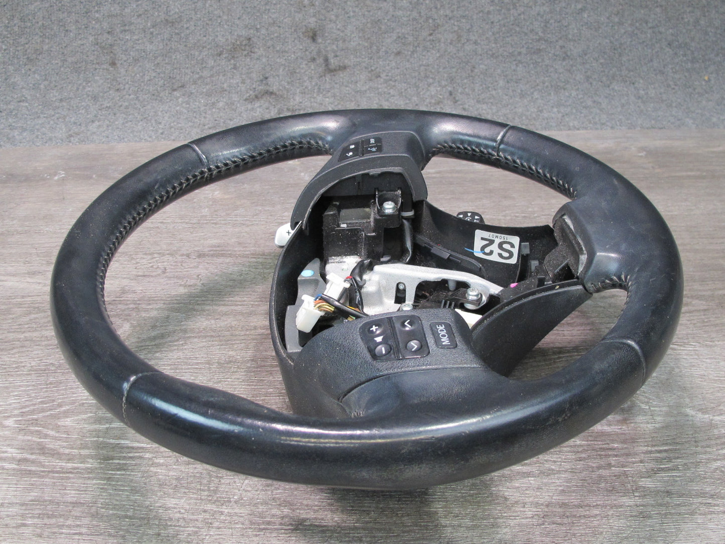 06-12 Lexus IS350 IS250 A/T Leather Steering w Switches & Paddles Black OEM