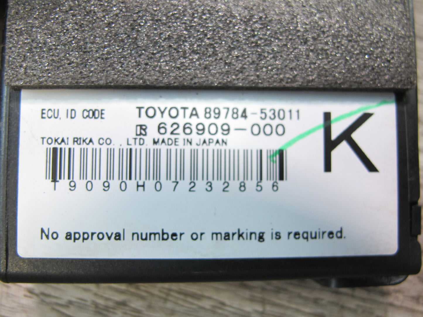 06-15 Lexus IS350 IS250 Theft Locking Security Control Module 89784-53011 OEM