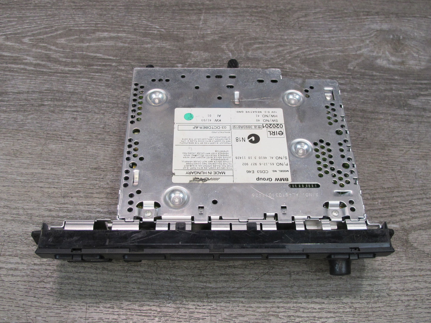 2002-2004 BMW E46 M3 3-SERIES Professional Business CD AM FM Tuner Player Unit