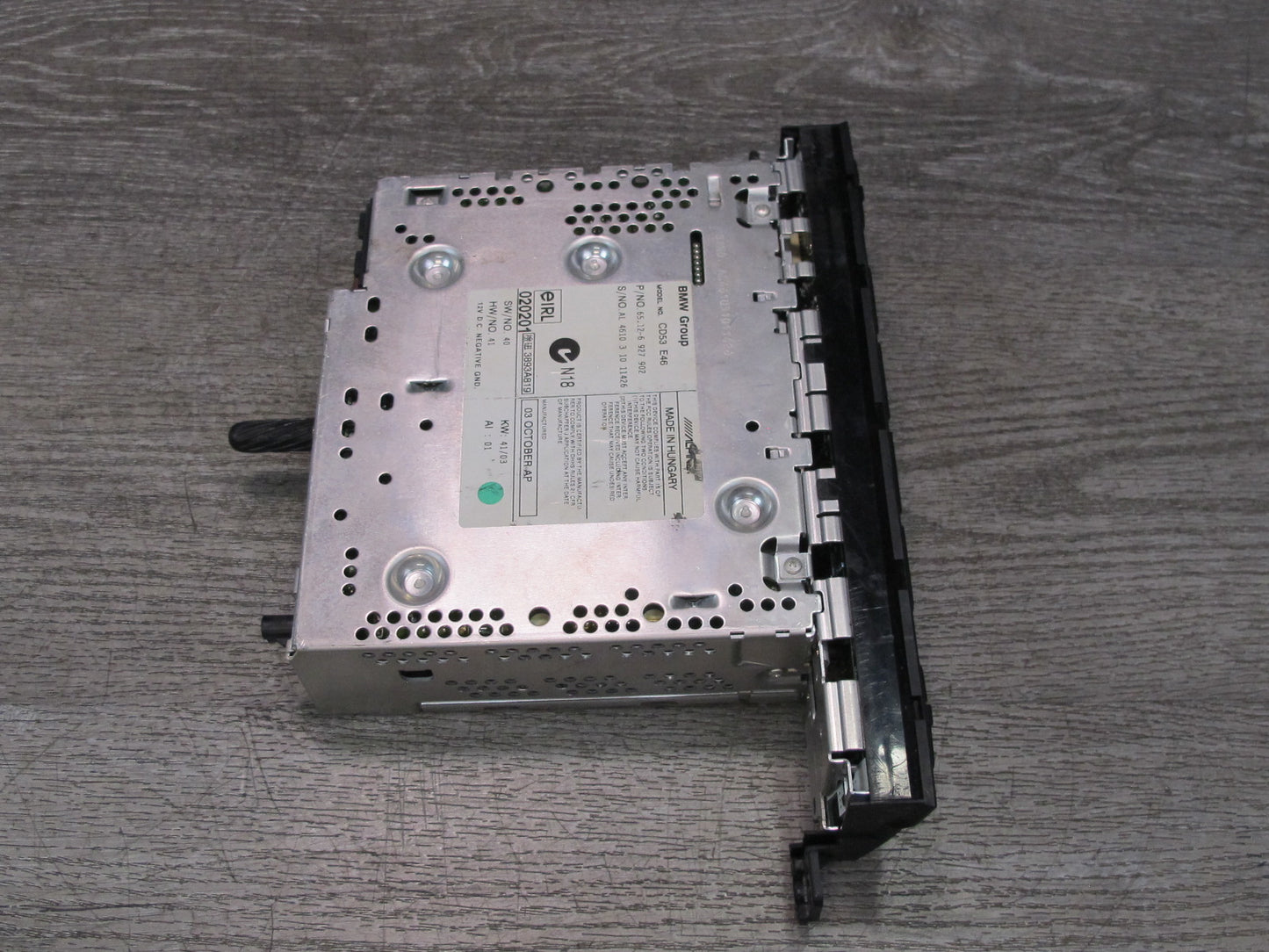 2002-2004 BMW E46 M3 3-SERIES Professional Business CD AM FM Tuner Player Unit