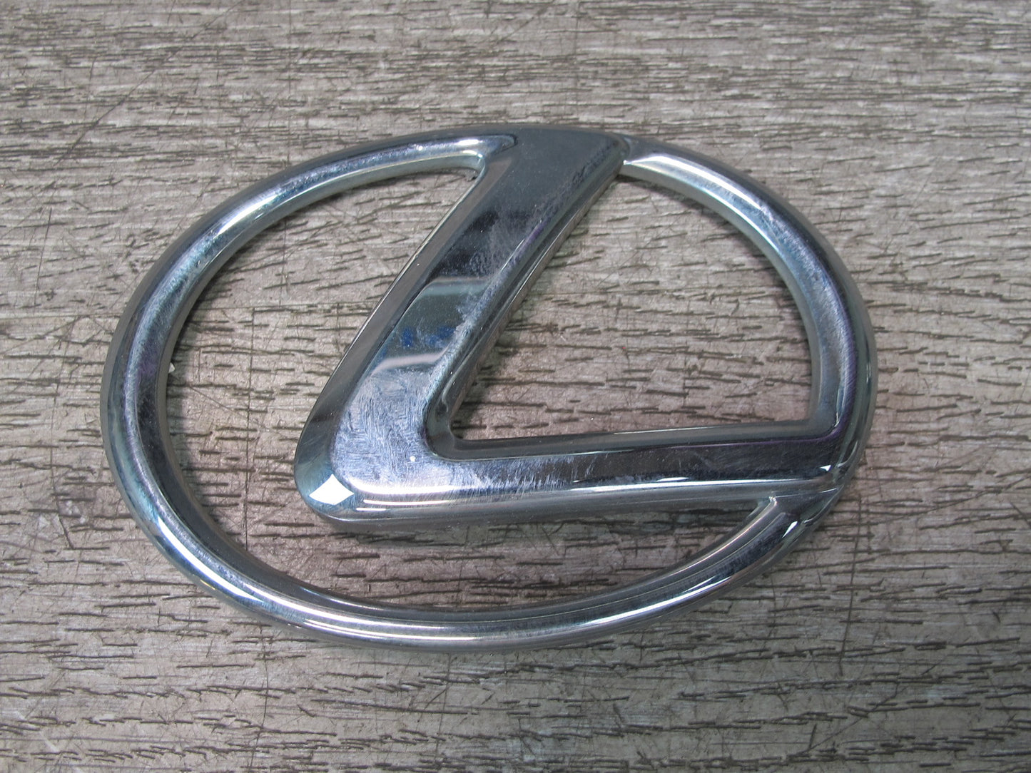 10-15 Lexus IS250 Convertible Rear Trunk Lid Emblem Logo Badge Chrome Set OEM