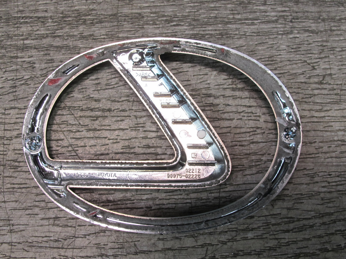 10-15 Lexus IS250 Convertible Rear Trunk Lid Emblem Logo Badge Chrome Set OEM