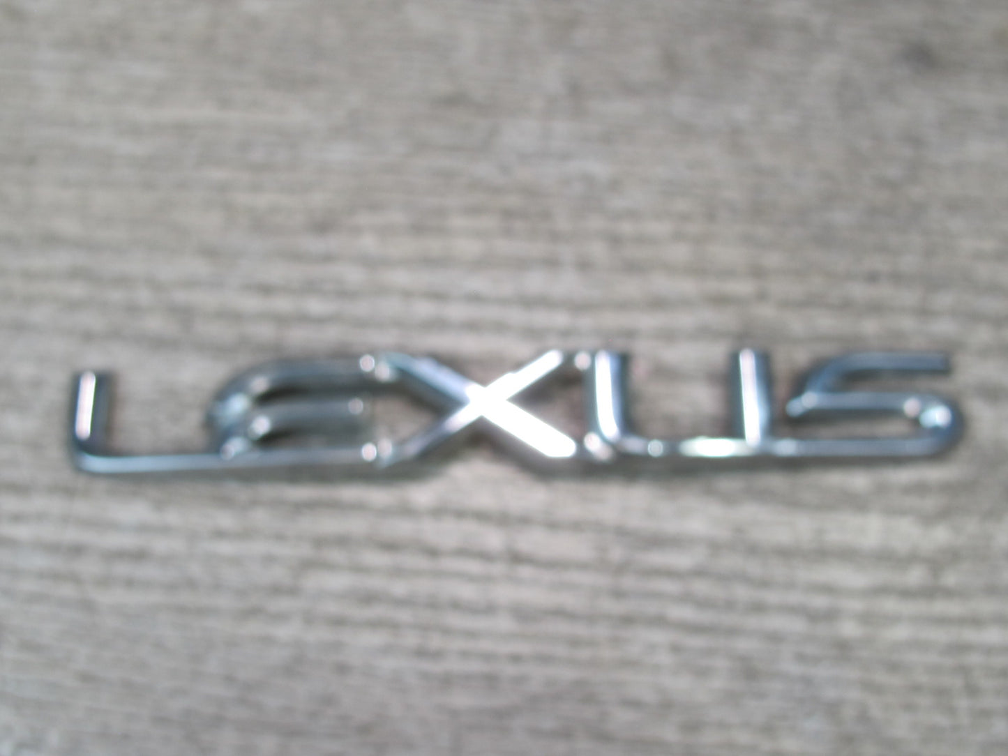 10-15 Lexus IS250 Convertible Rear Trunk Lid Emblem Logo Badge Chrome Set OEM