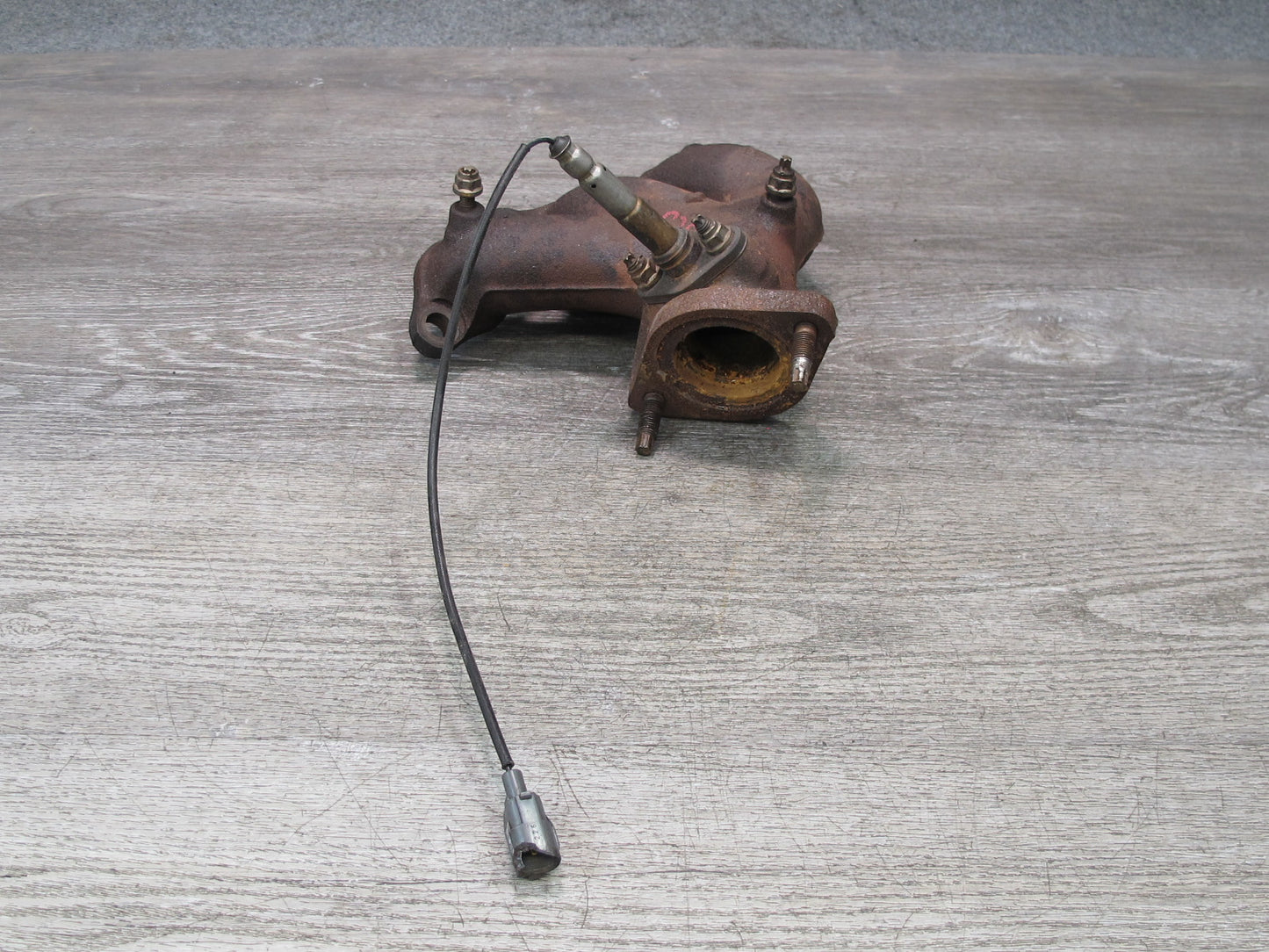 92-96 Lexus JZZ31L SC300 2JZGE Rear Exhaust Manifold w Sensor Assembly OEM
